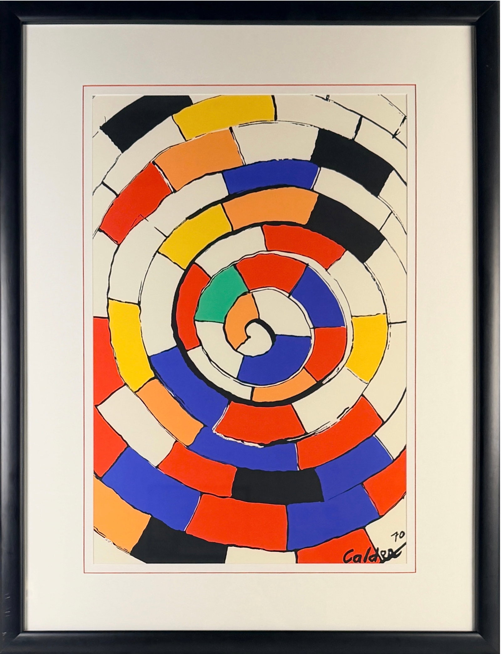 Alexander Calder "Spirals" Lithograph - 2