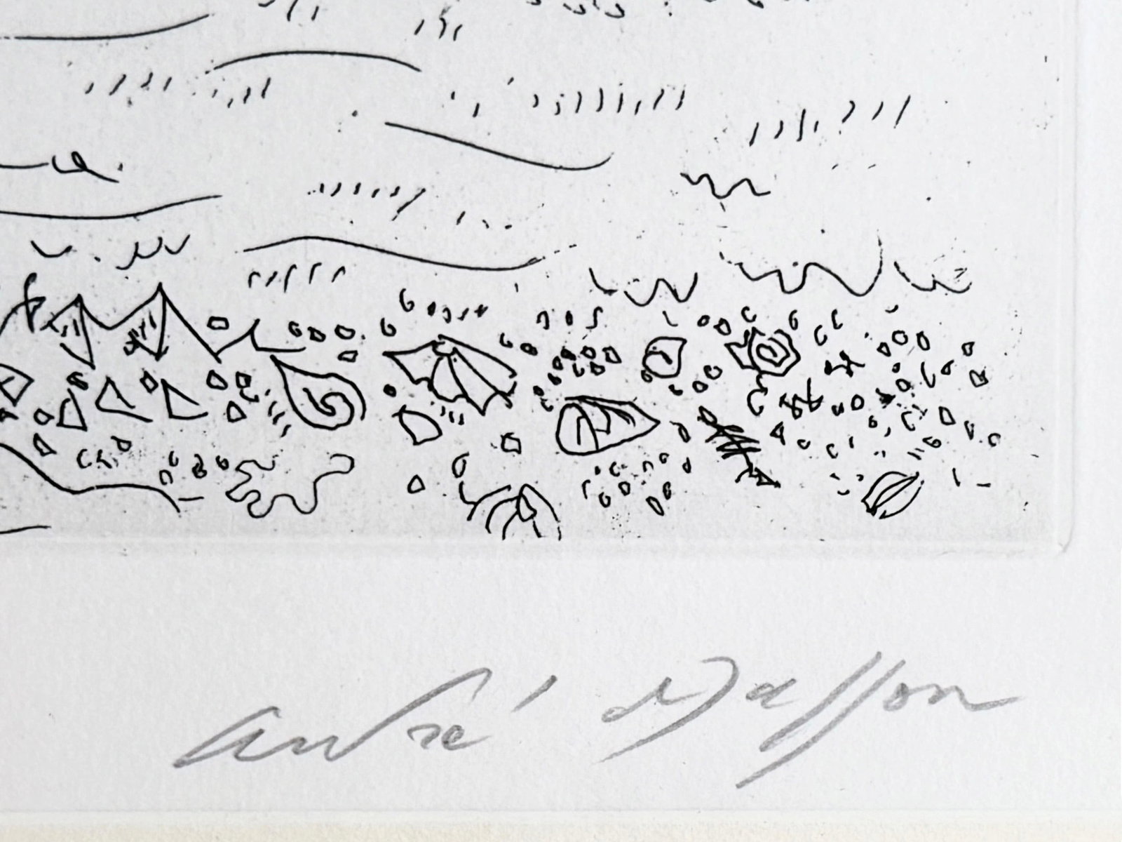 Andre Masson "Metamorphose Ailee" Etching - 3