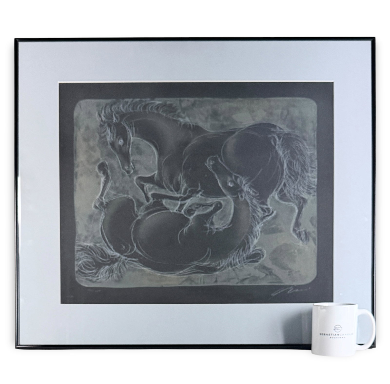 Hans Erni "Two Horses" Lithograph - 7