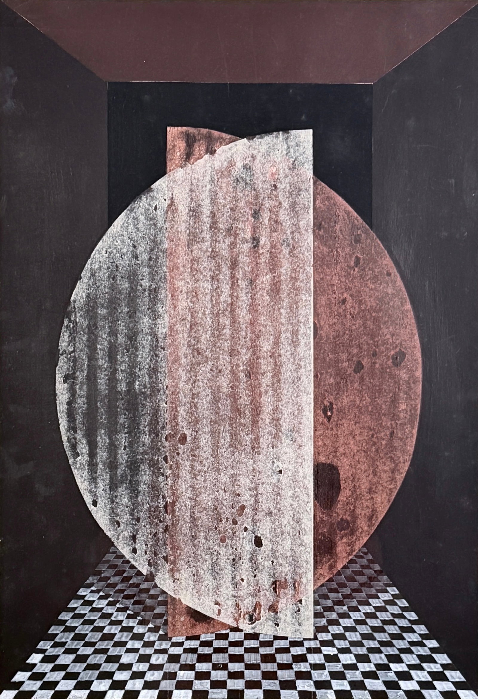 Ronaldo Paluzzi "Espera Partido (Broken Ball)" Screenprint: Signed and dated on the back of the print, an image is provided of this inscription. Date: 1969 Image: 19 3/4" x 13 3/4" Frame: 23" x 16 3/4" Condit