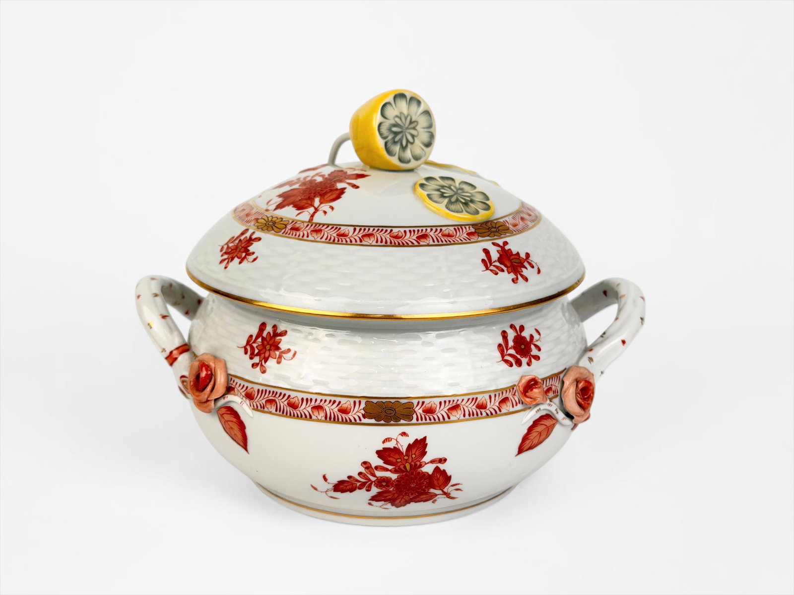 Herend "Chinese Bouquet Rust" Tureen (1 of 6)