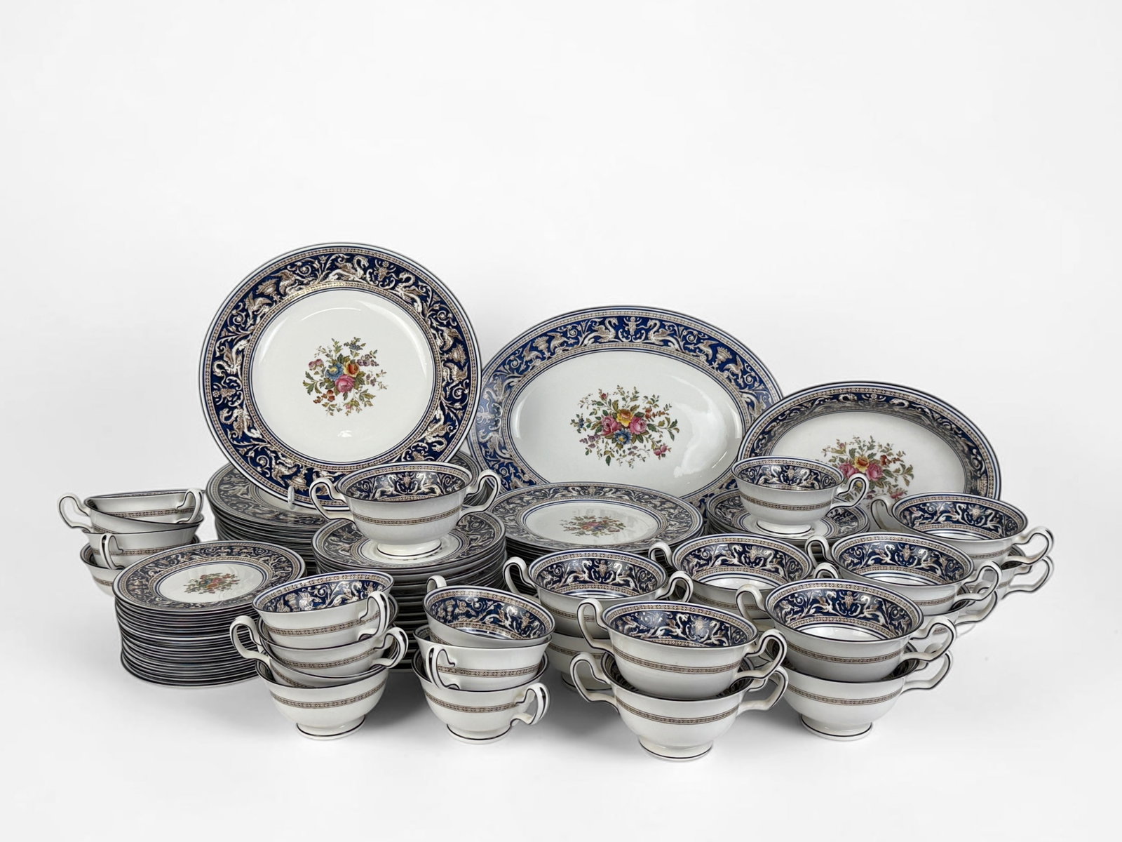 (87pc) Wedgwood Florentine Porcelain Set (1 of 11)