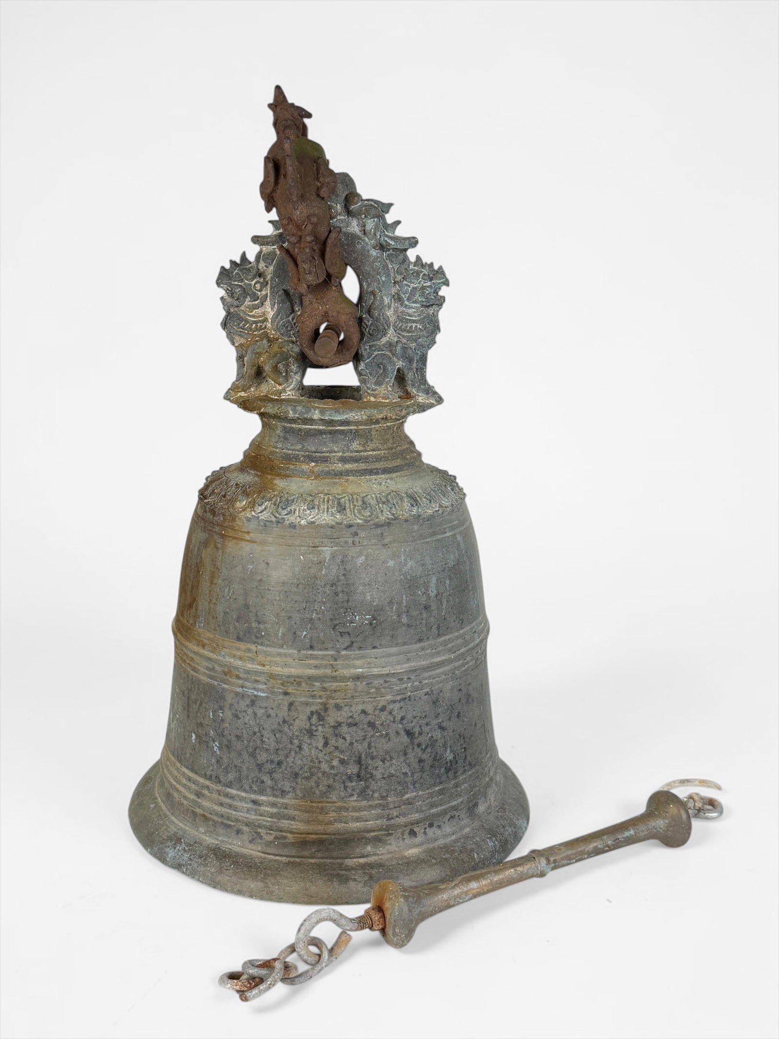 Antique Burmese Bronze Temple Bell (1 of 6)