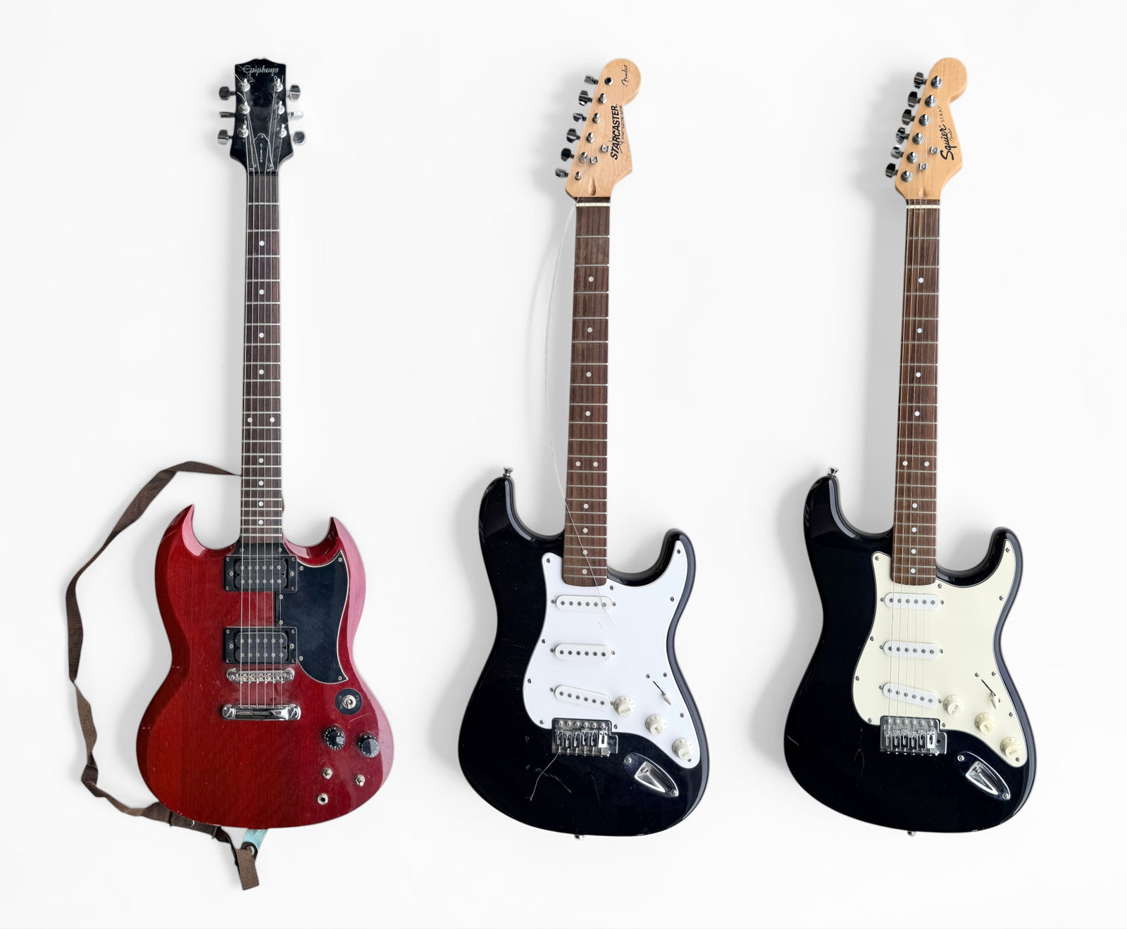 (3) Fender & Epiphone Electric Guitars (As-Is) (1 of 14)