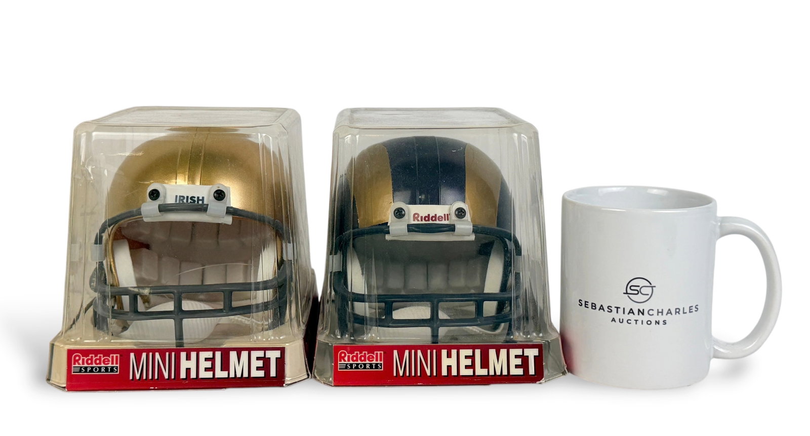 (2) Signed Ridell Mini Helmets - 5