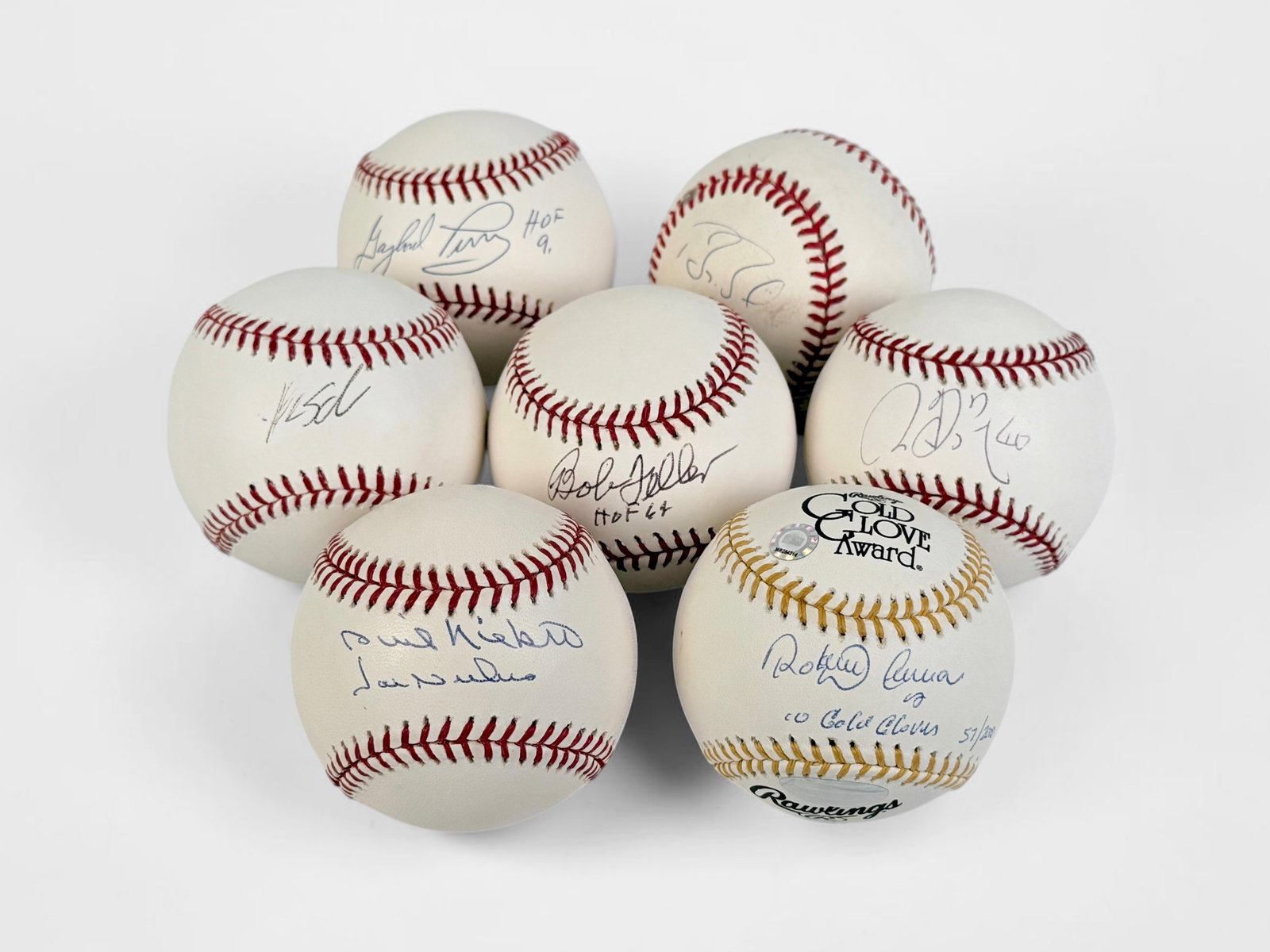 (7) Signed Major League Baseballs (C) (1 of 4)