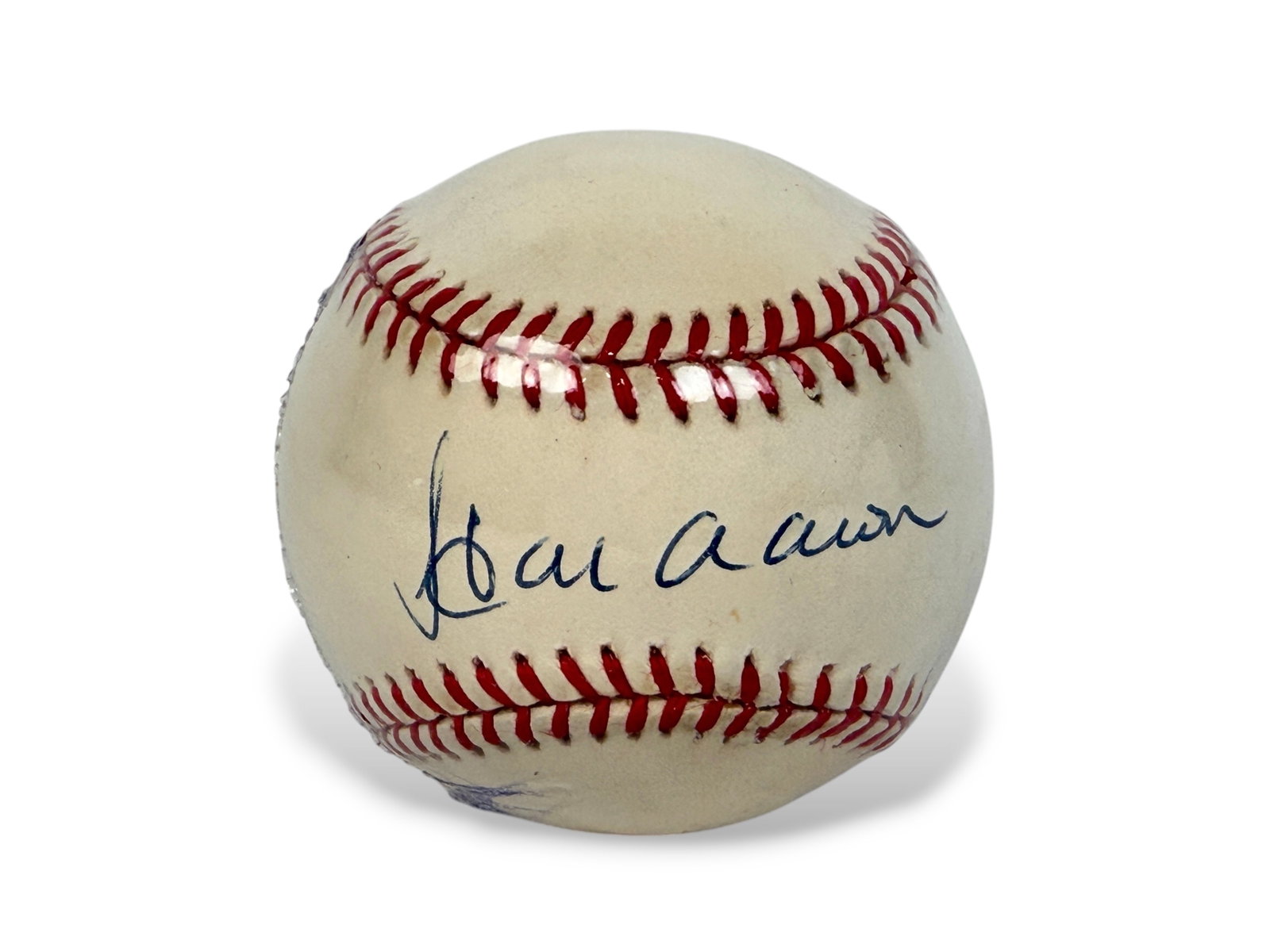 Signed Hank Aaron Official National Leaque Baseball (1 of 5)