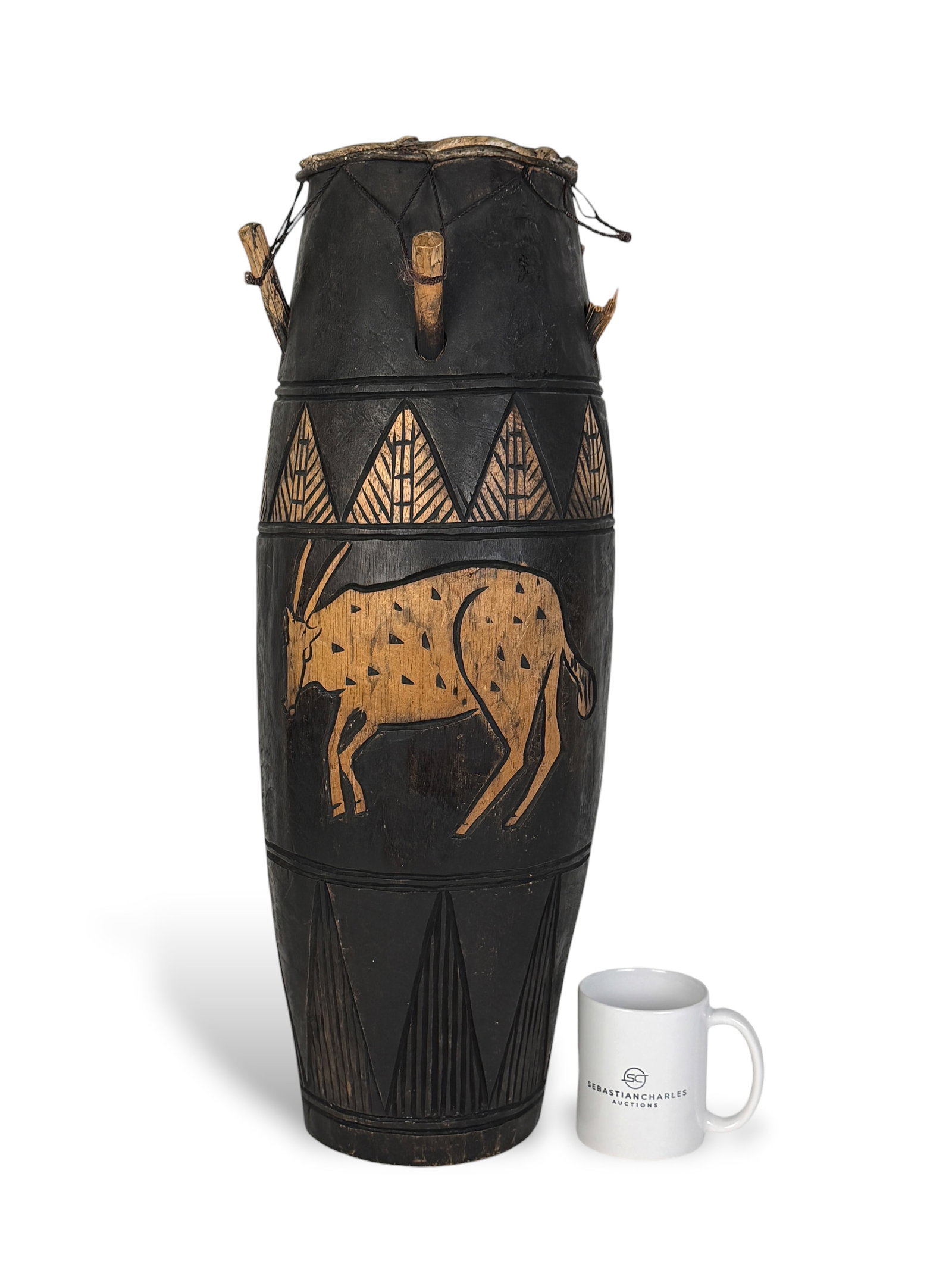 Handcrafted African Drum - 6
