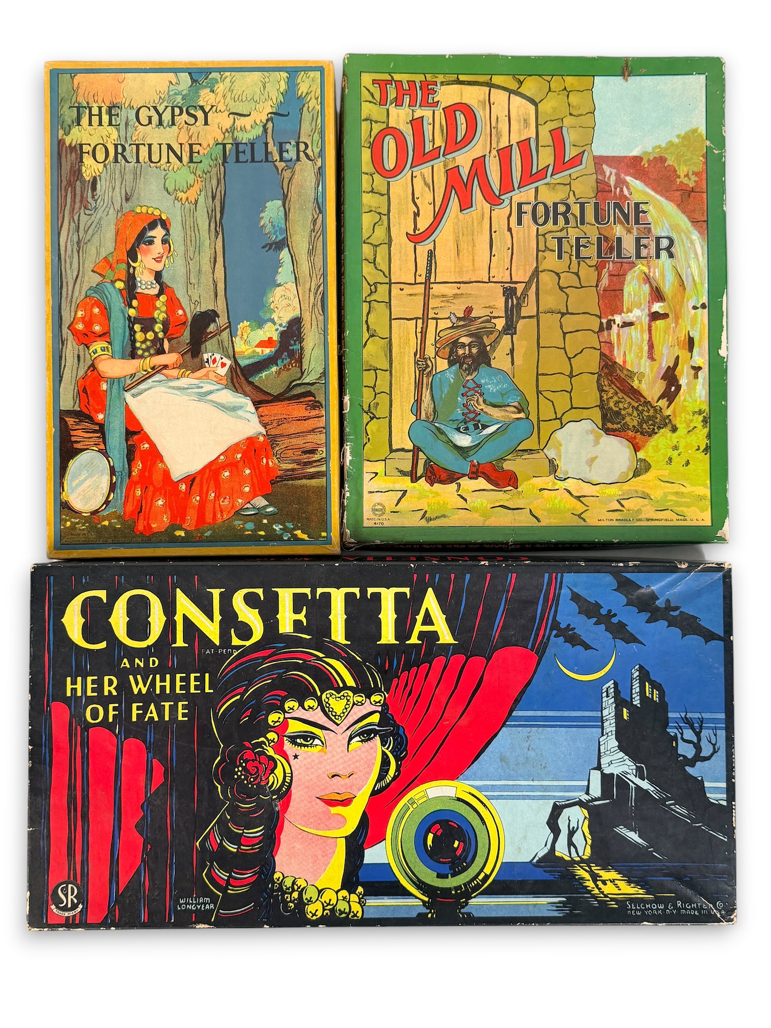 (3) Vintage Fortune Telling Games (1 of 4)