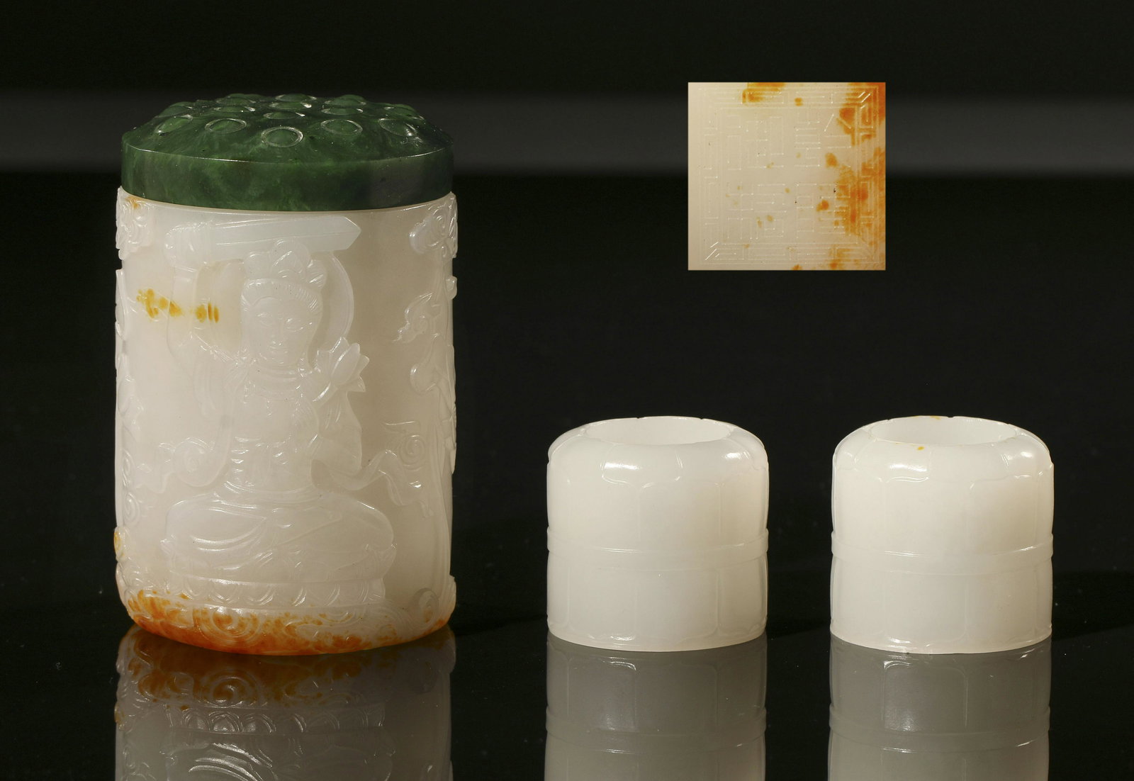 Qing Qianlong trigger box set