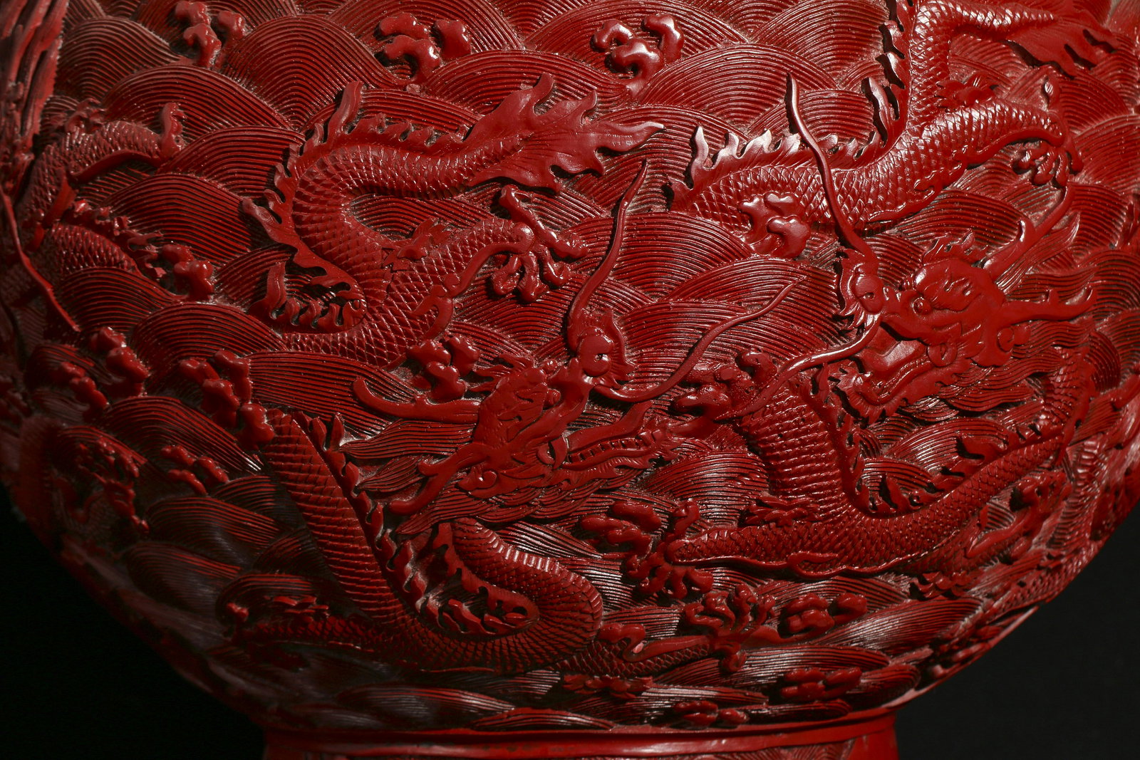 Lacquer dragon pattern - 5