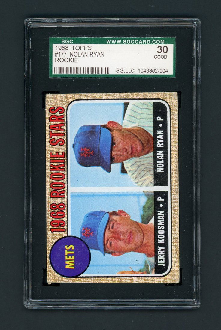 1968 Topps Nolan Ryan Rookie Stars #177 (1 of 2)