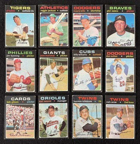 1971 Topps Baseball Stars and  Commons (1 of 5)