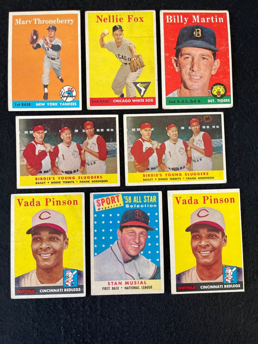 1958 Topps Baseball Cards Stars and Commons (1 of 4)