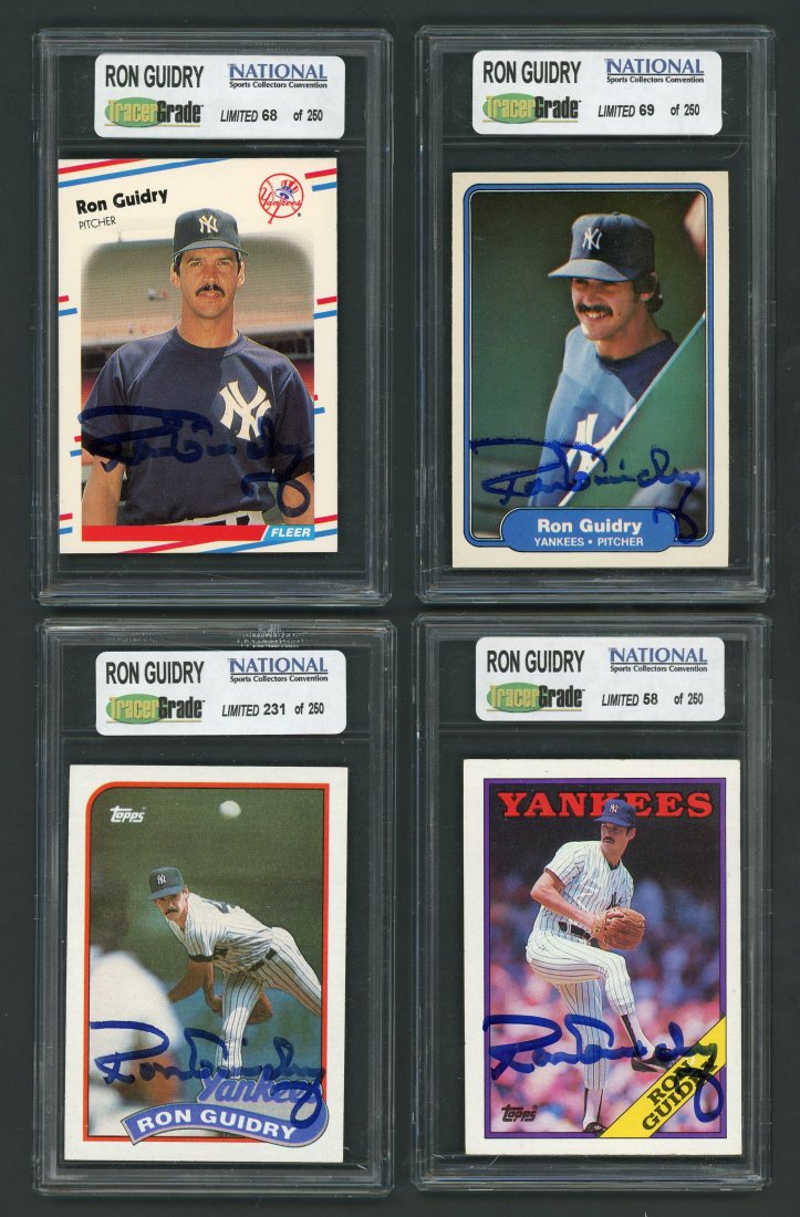 Ron Guidry Autograph Cards (1 of 2)