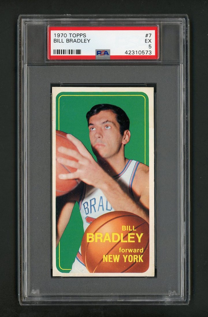 1970 Topps Basketball Bill Bradley #7 PSA 7 (1 of 2)