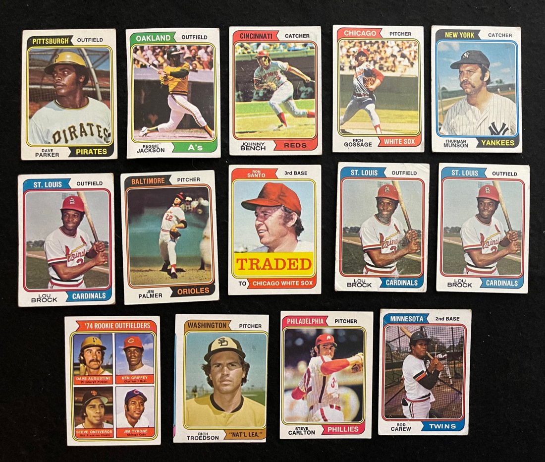 1974 Topps Baseball Cards Stars and Commons (1 of 2)