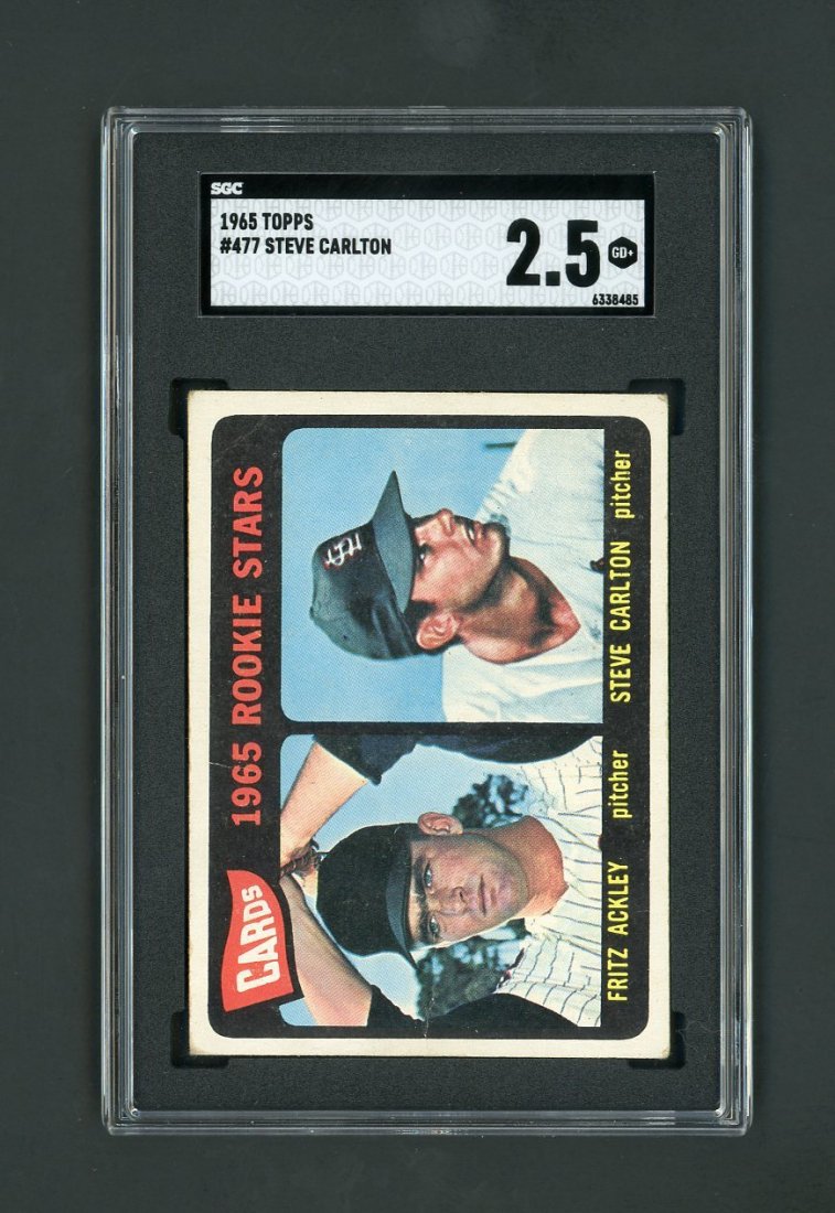 1965 Topps #477 Steve Carlton SGC 2.5 (1 of 2)