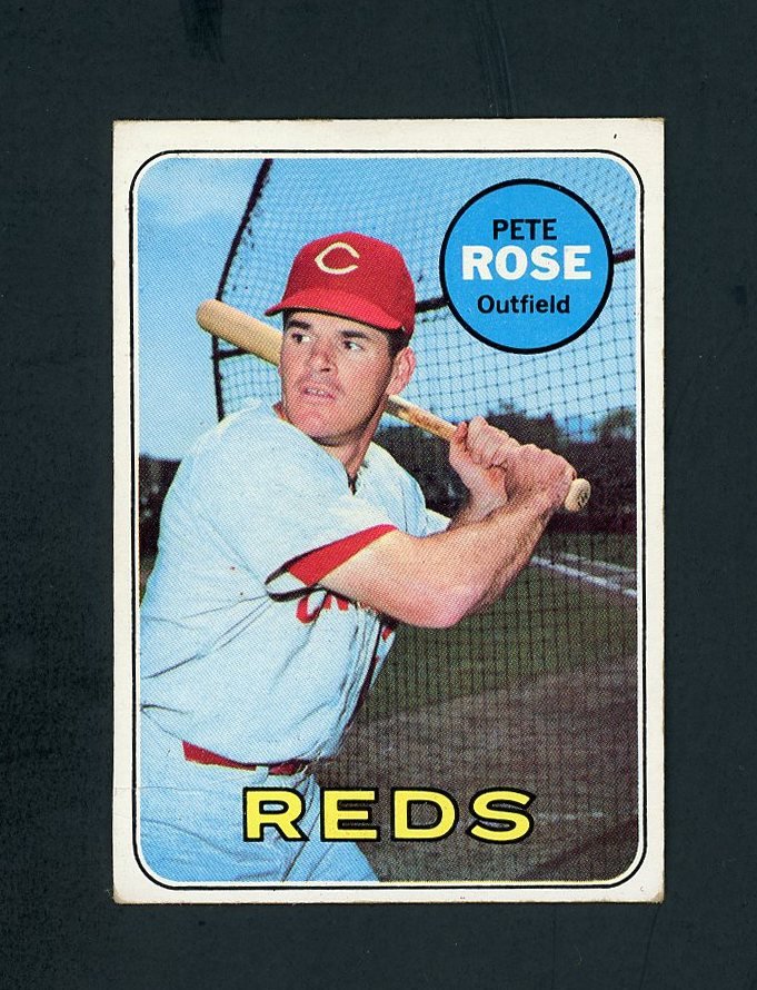 1969 Topps #120 Pete Rose: 1969 Topps #120 Pete Rose Baseball Card. No reserve