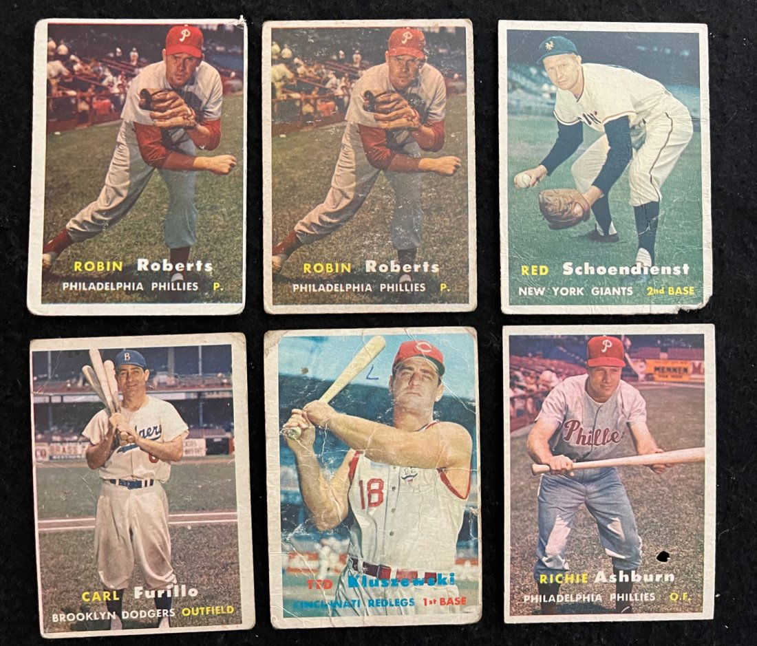1957 Topps Baseball Cards (1 of 5)