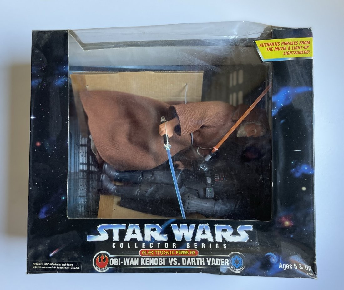 1997 Kenner Star Wars Collectors Series Obi-Wan Kenobi Vs. Darth Vader: 1997 Kenner Star Wars Collectors Series Obi-Wan Kenobi Vs. Darth Vader