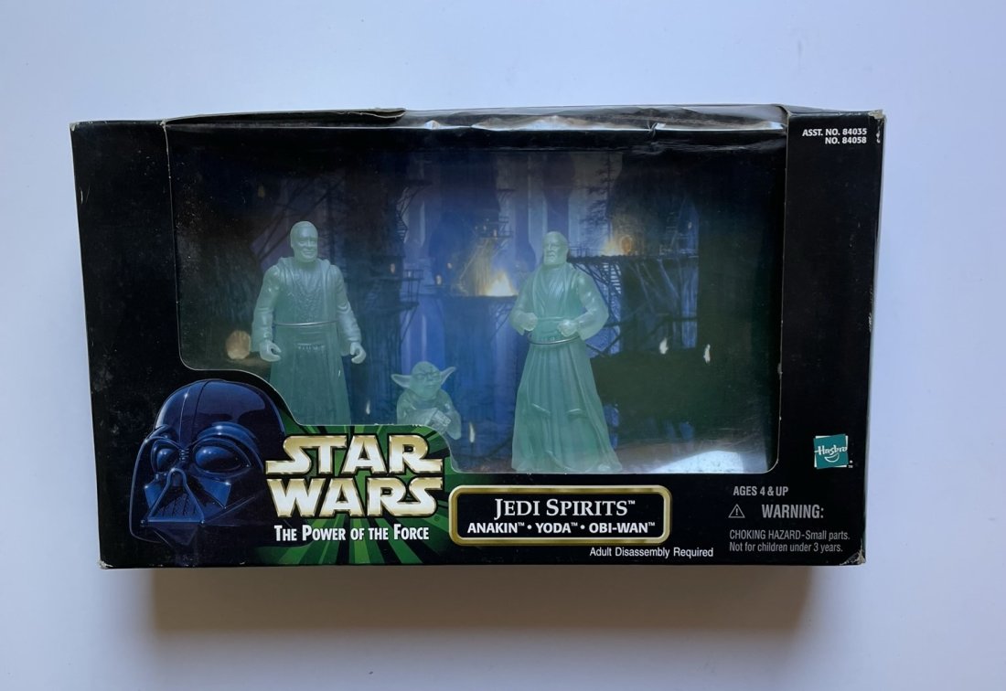 1998 Hasbro Star Wars Episode I Jedi Spirits Anakin Yoda Obi-Wan: 1998 Hasbro Star Wars Episode I Jedi Spirits Anakin Yoda Obi-Wan