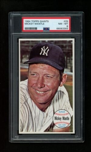 1964 Topps Giants Mickey Mantle PSA 8 (1 of 1)