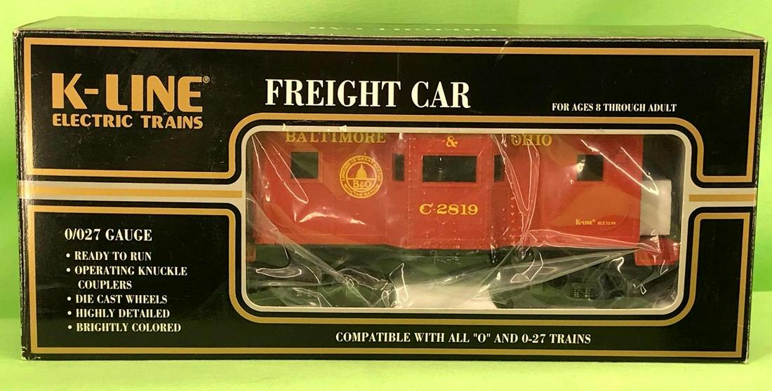 K-Line O gauge K614-1092 B&O bay window caboose in (1 of 6)