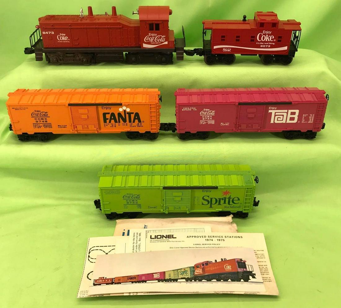 Lionel O gauge 1463 Coca-Cola diesel freight set 8473 (1 of 3)
