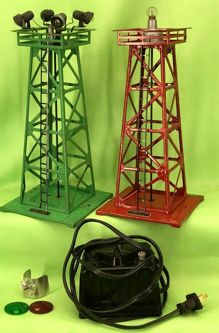 Lionel O gauge 394 395 and type 4851 transformer (1 of 2)