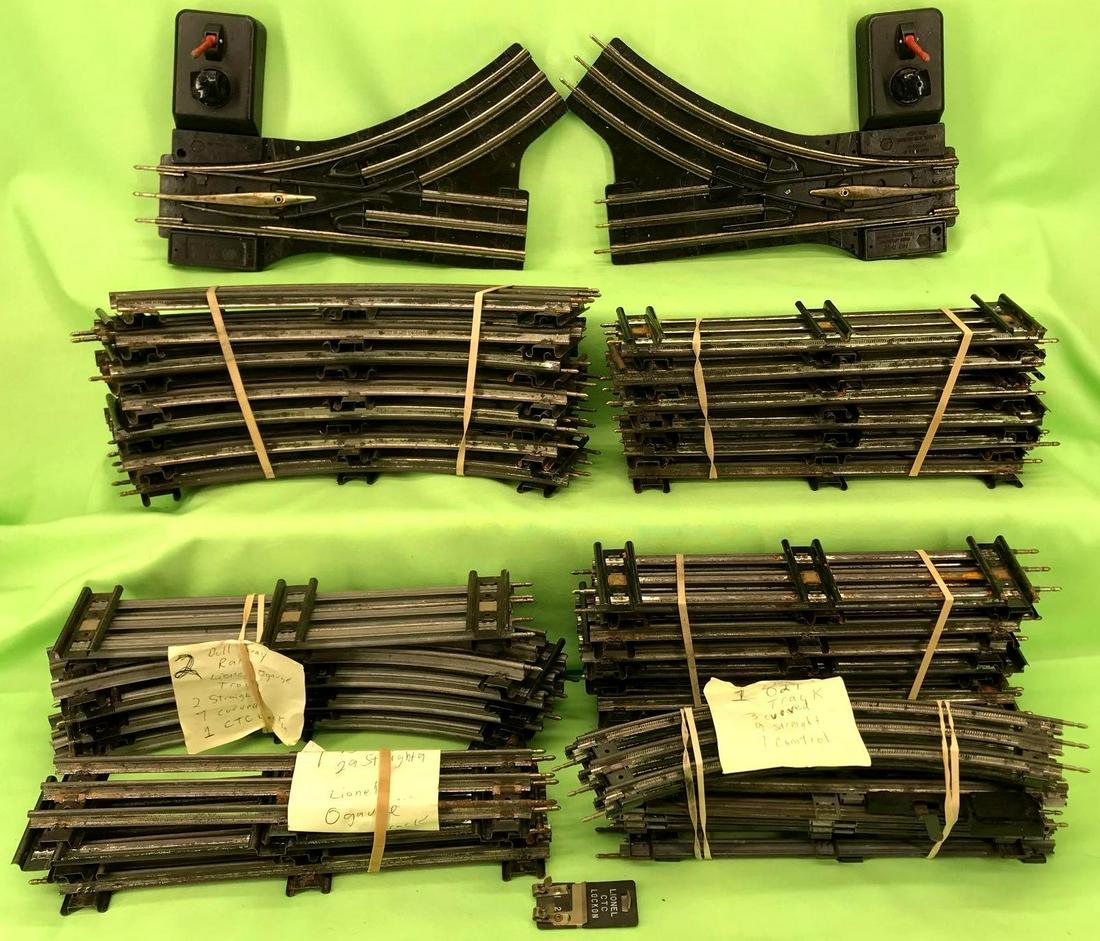 Lionel O gauge straight curved 042L 042R O27 track and (1 of 7)