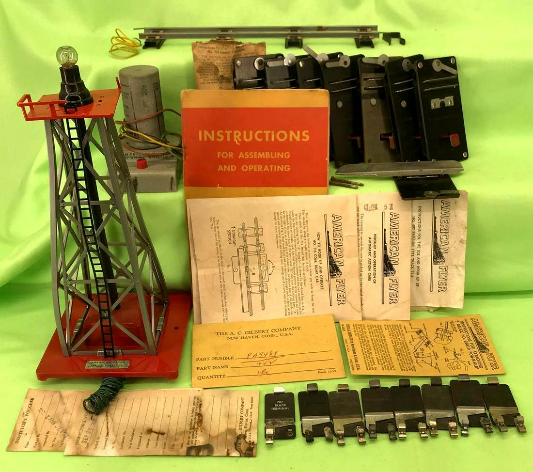 American Flyer S gauge 690 707 beacon air chime whistle (1 of 8)