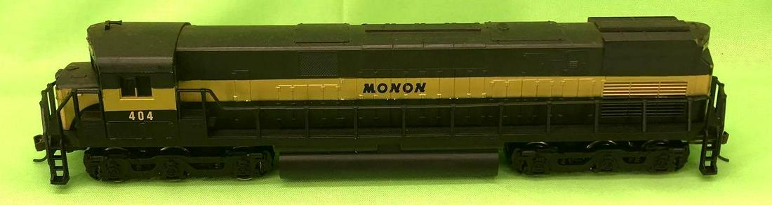 International Hobby Corp. 23259 Monon Alco C-628 diesel: International Hobby Corp. 23259 Monon Alco C-628 diesel locomotive in original box, train has been ran and displayed. Train is dusty but should clean C7. Box has been in storage, dirty but square