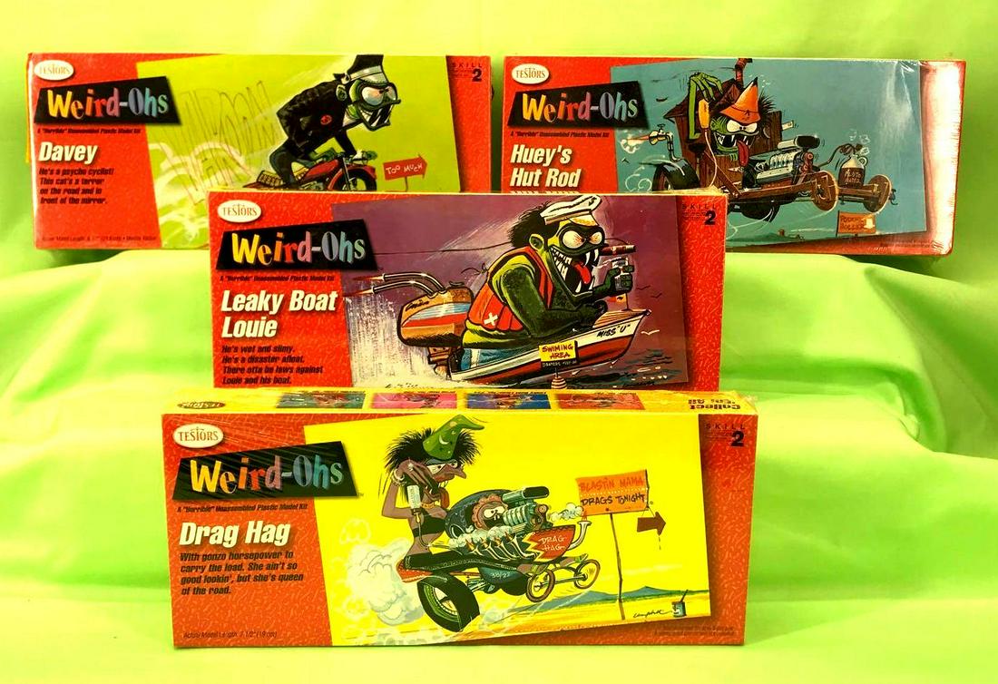 Group of Four Testors Weird-Ohs Model Kits factory (1 of 5)