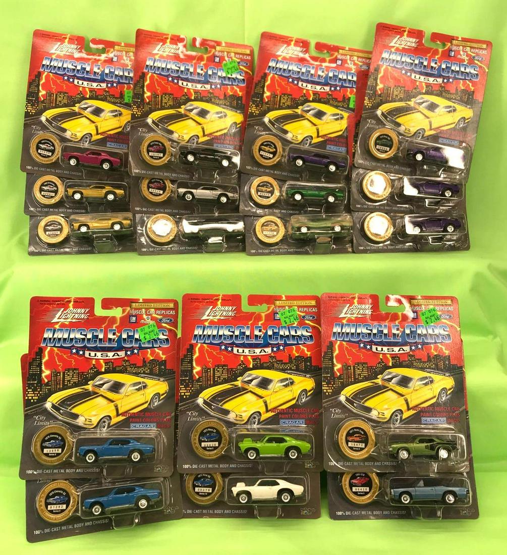 Johnny Lightning Muscle Cars Lot of 18 Mint on Card (1 of 5)