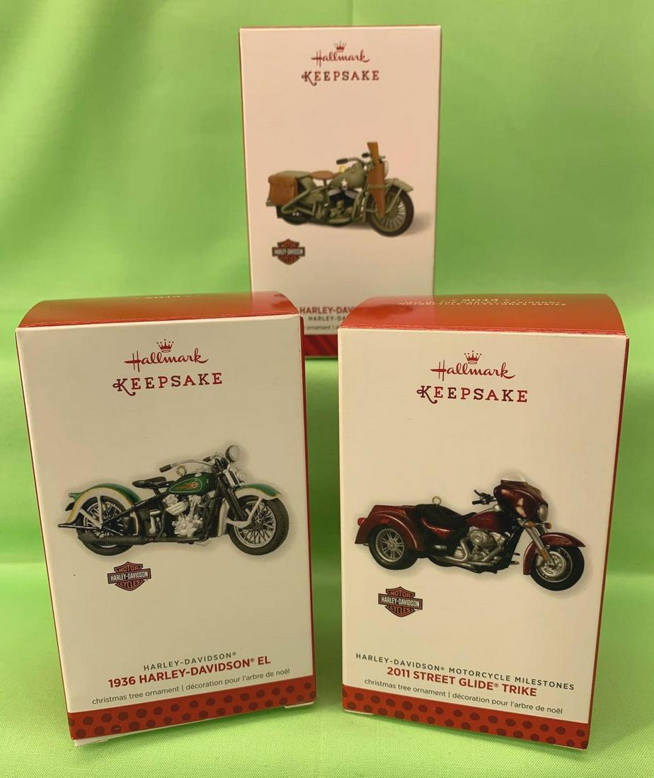2022 Harley Christmas Ornaments Hallmark Hallmark Keepsake Harley Davidson Ornaments New In - Dec 31, 2021 | Elliott  Auctions In Indiana