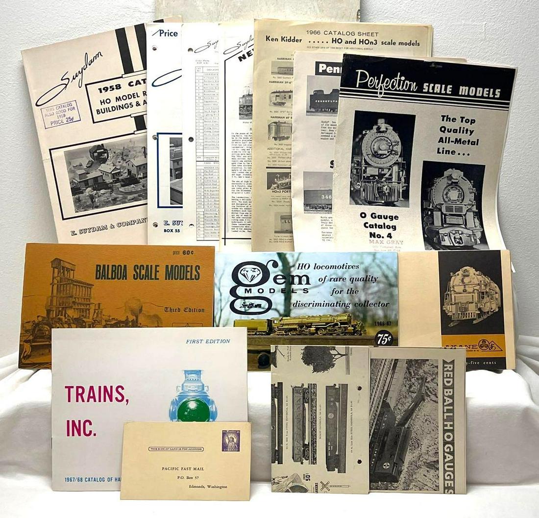 HO scale brass catalogs brochures order forms more (1 of 7)