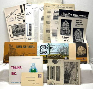 HO scale brass catalogs brochures order forms more: HO scale brass toy train: catalogs; brochures; order forms; and more for: Pacific Fast Mail; Suydam; Akane; Balboa; Gem; Trains Inc.; Red Ball; Ken Kidder; Max Gray. Items are in excellent condition
