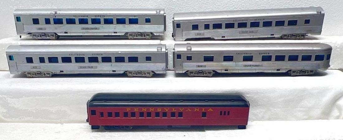 HO gauge Hobby Line CBQ California Zephyr and (1 of 4)