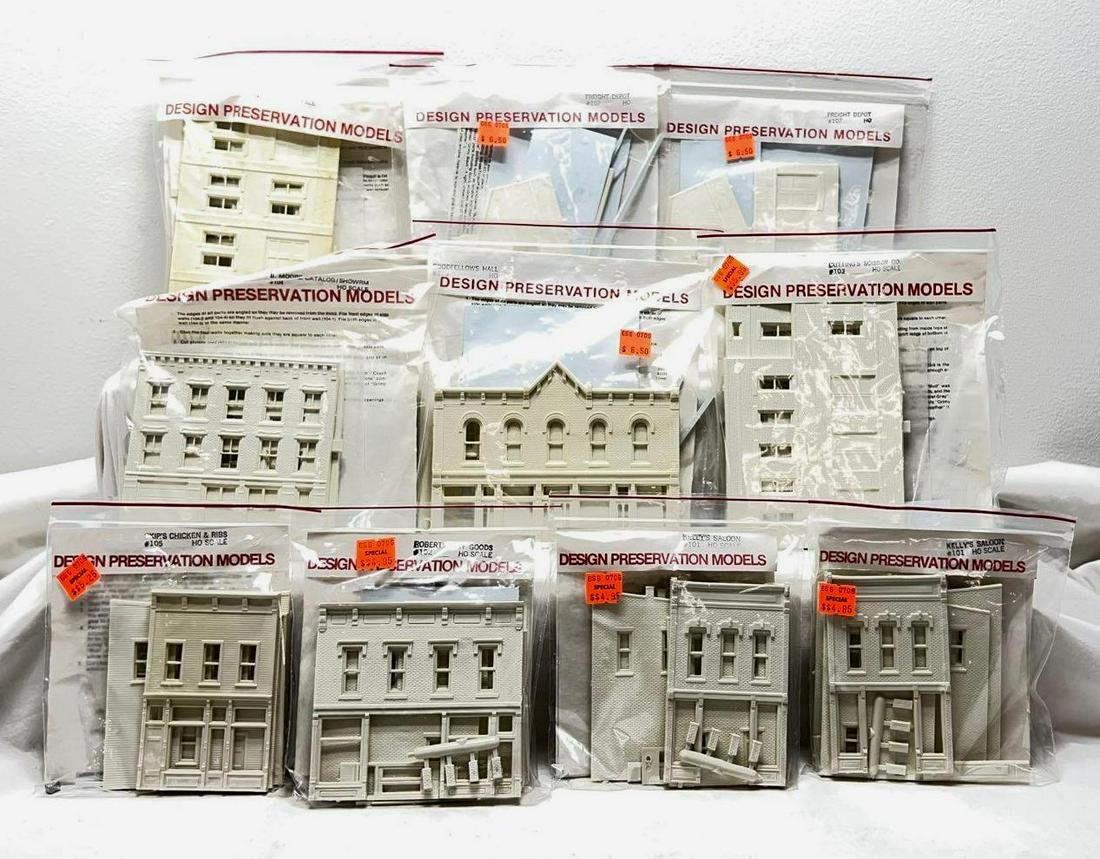 Ten Design Preservation Models HO gauge building kits (1 of 6)