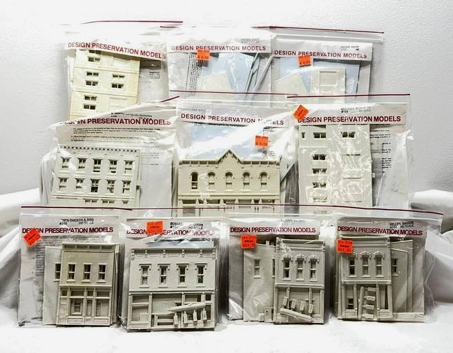 Ten Design Preservation Models HO gauge building kits Jan 15, 2022