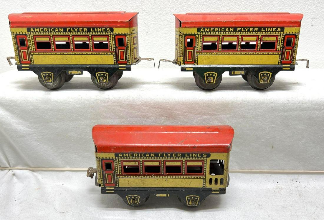 Prewar American Flyer Lines O gauge 4 wheel passenger (1 of 4)