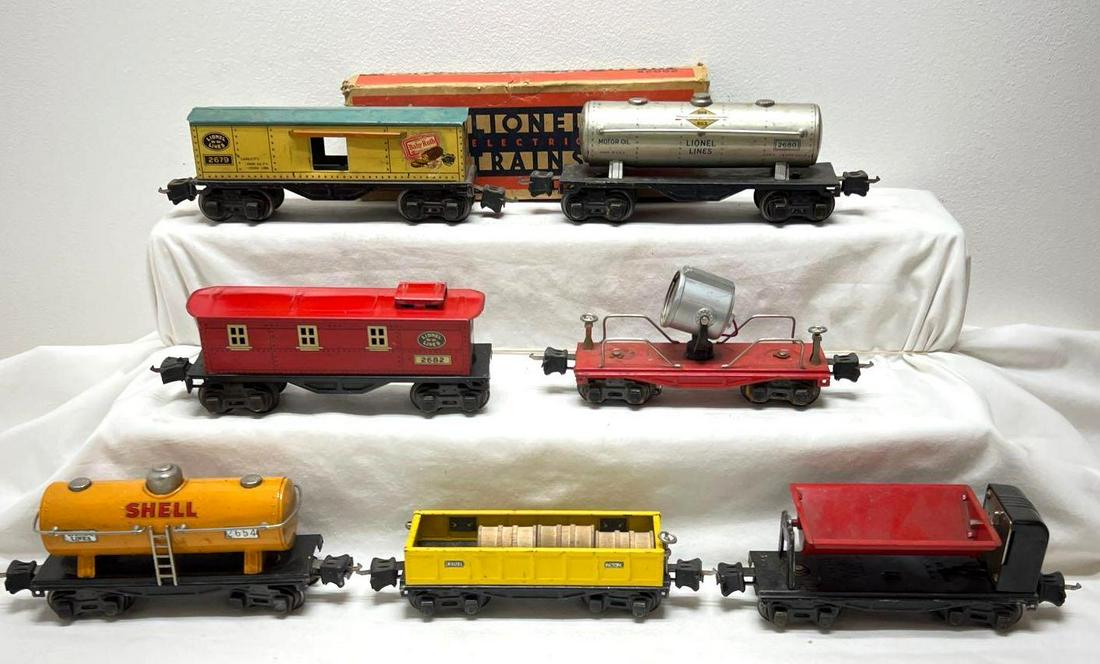 Prewar Lionel O gauge 2679 2680 2654 2620 2652 3659 (1 of 10)