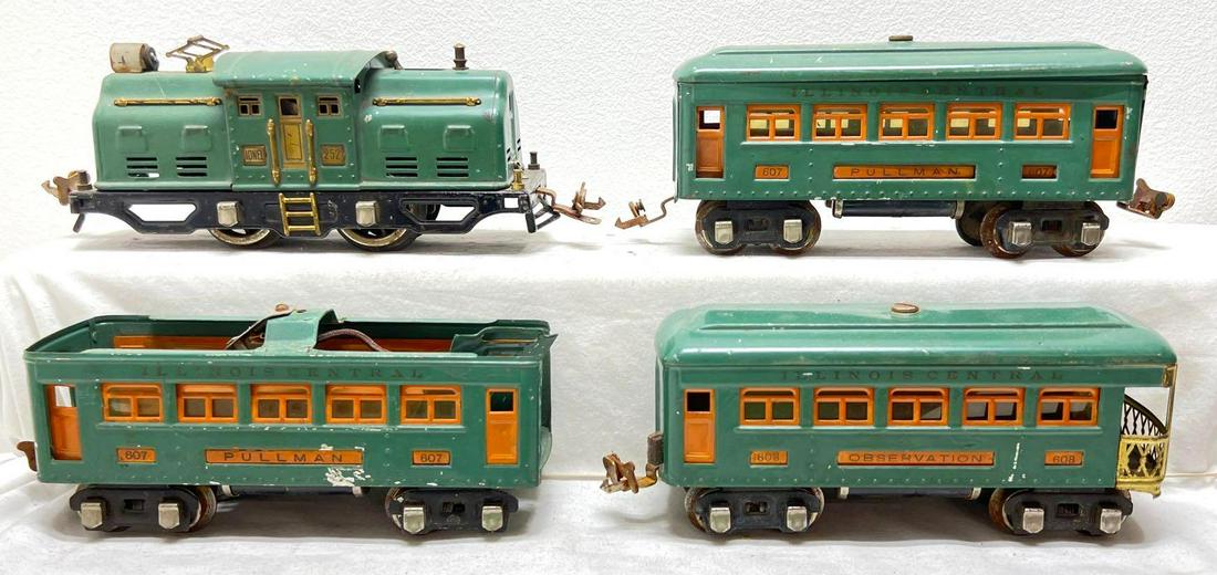 Prewar Lionel O gauge 252 center cab electric 607 (1 of 4)