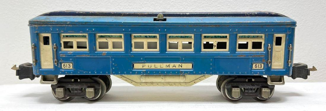 Prewar Lionel O gauge 613 two tone blue Pullman (1 of 6)