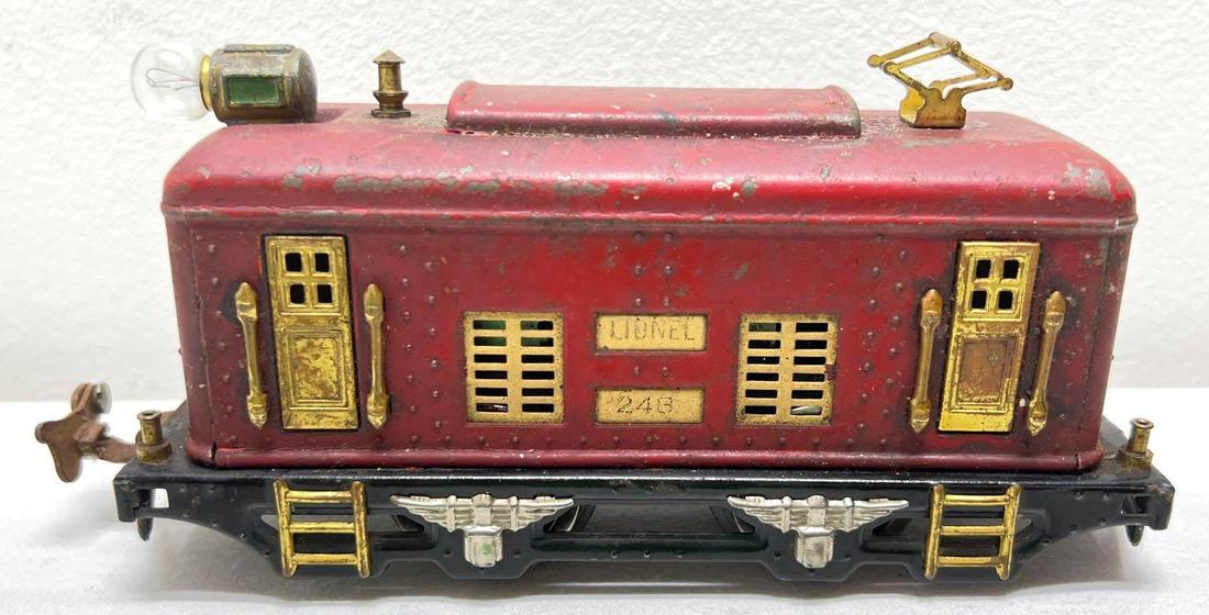 Prewar Lionel O gauge 248 boxcab electric locomotive (1 of 4)