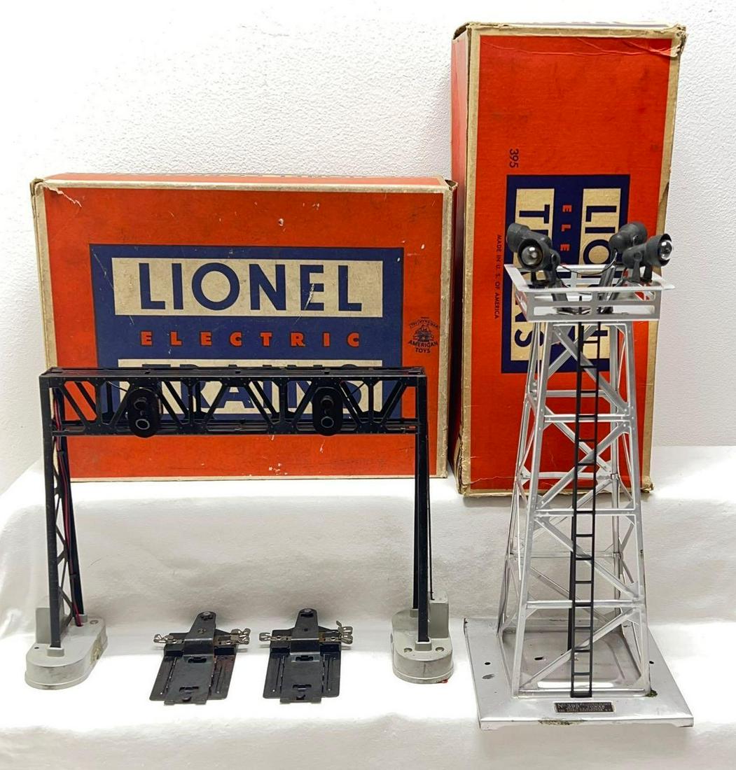 Postwar Lionel O gauge 395 floodlight tower 450 (1 of 4)