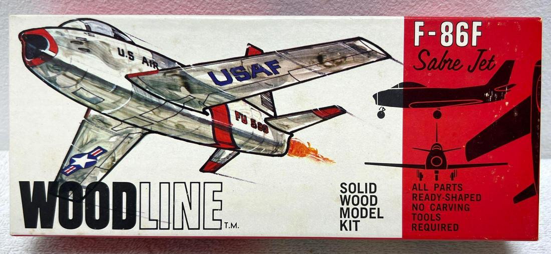 Strombeck Woodline F-86F Sabre Jet Solid Wood Model Kit (1 of 4)