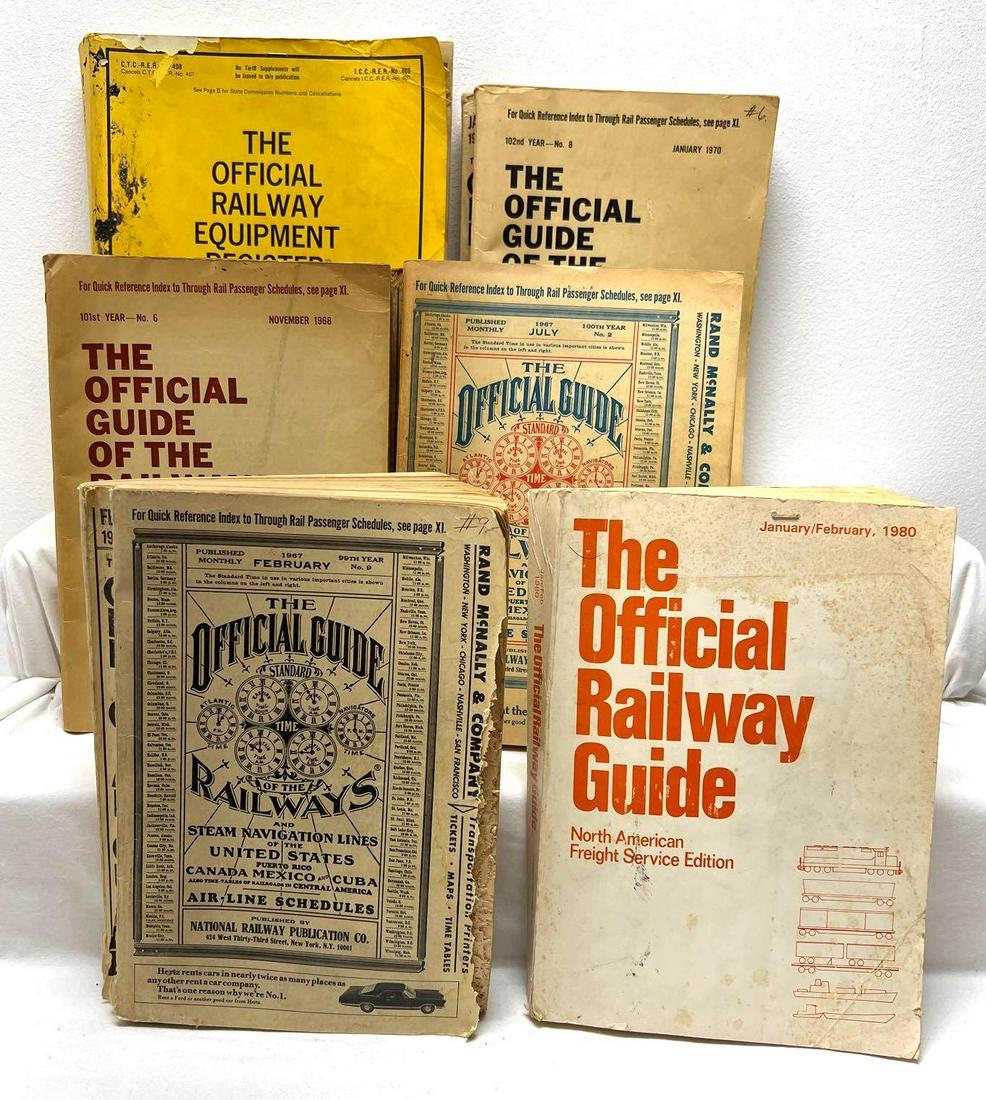 Lot of 6  Official Guide Of The Railways and The Office (1 of 6)