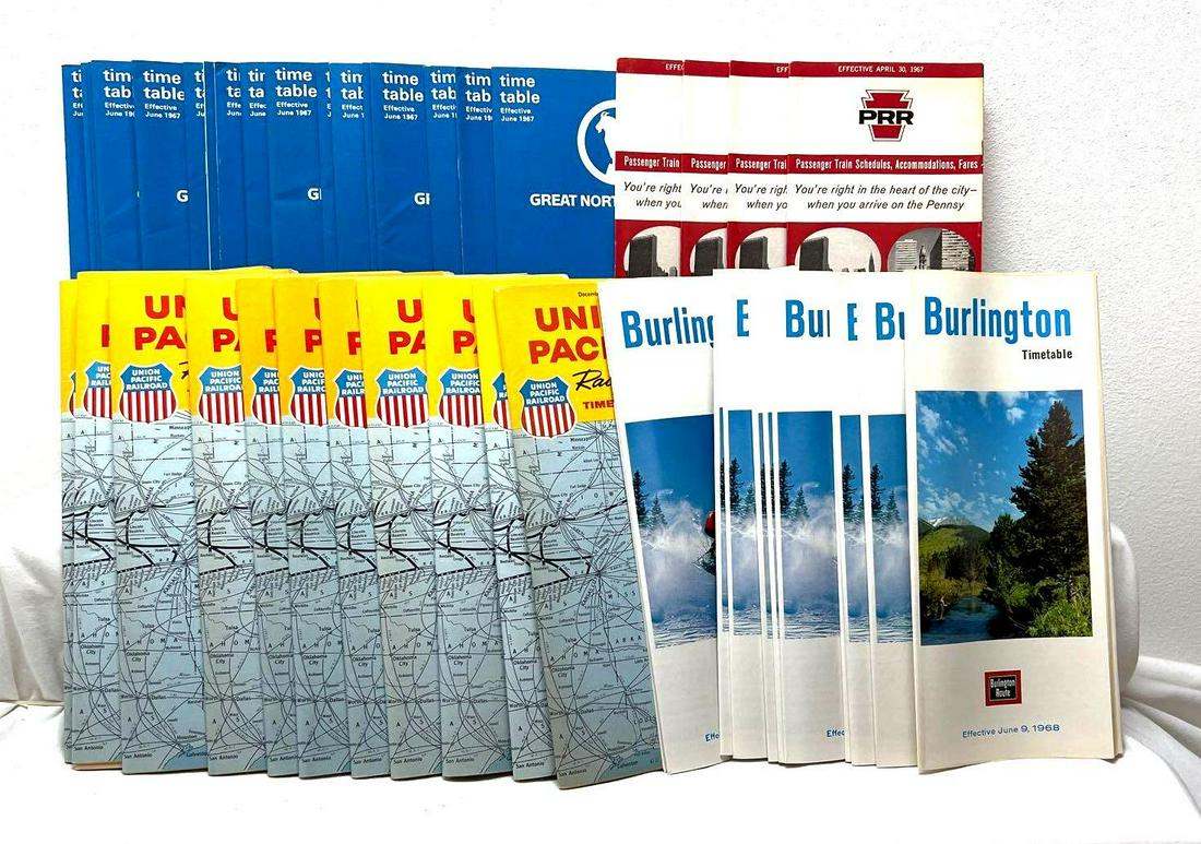 Lot Of 44 Burlington Union Pacific Great Northern And (1 of 5)